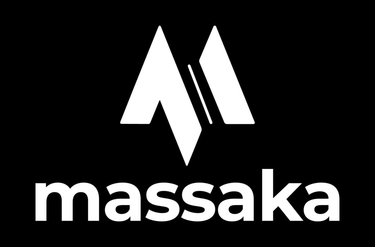 Logo Massaka Blanc Vertical