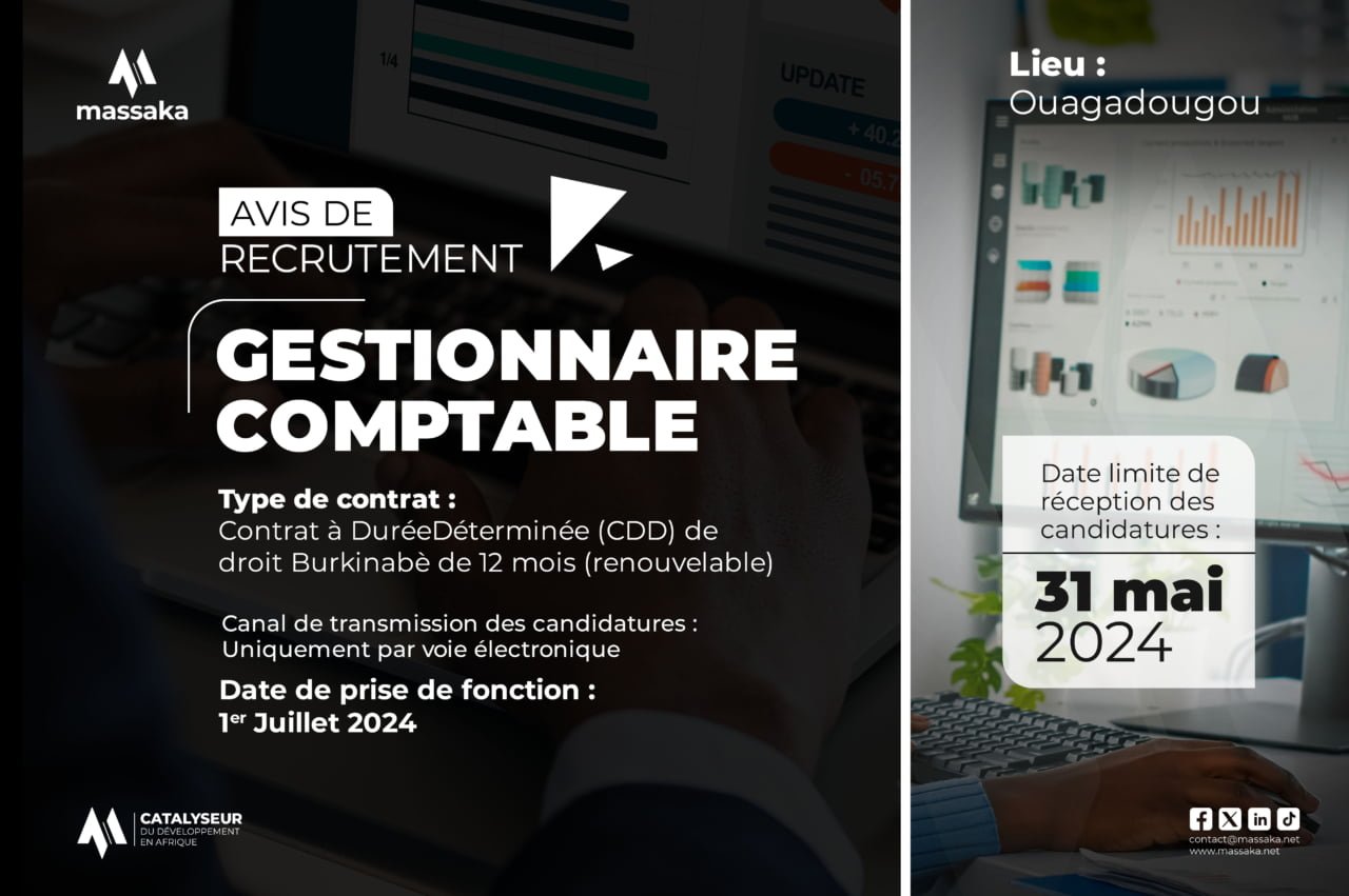 Avis Recrutement Gestionnaire Comptable Web