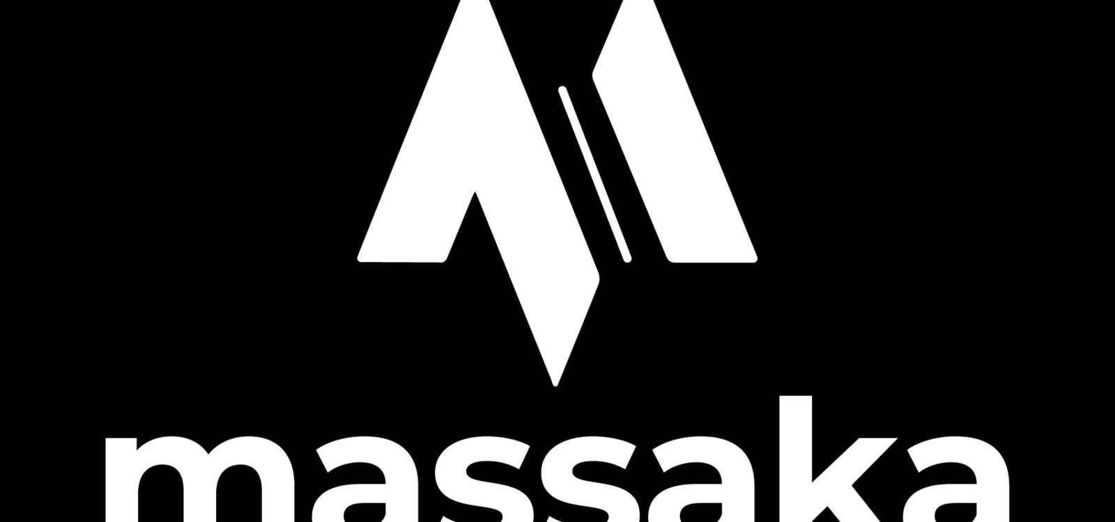 Logo Massaka Blanc Vertical